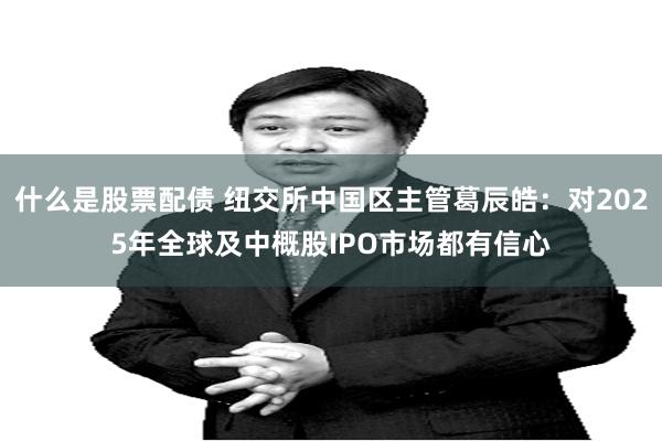 什么是股票配债 纽交所中国区主管葛辰皓：对2025年全球及中概股IPO市场都有信心