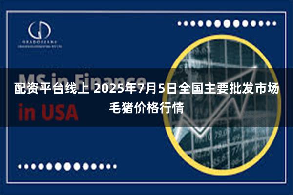 配资平台线上 2025年7月5日全国主要批发市场毛猪价格行情