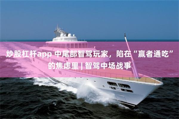 炒股杠杆app 中尾部智驾玩家，陷在“赢者通吃”的焦虑里 | 智驾中场战事